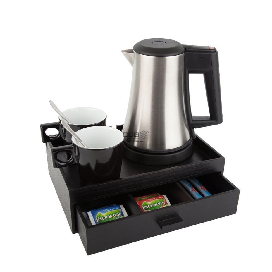 Tabuleiro Boas Vindas Hotel Smart Com Chaleira Inox